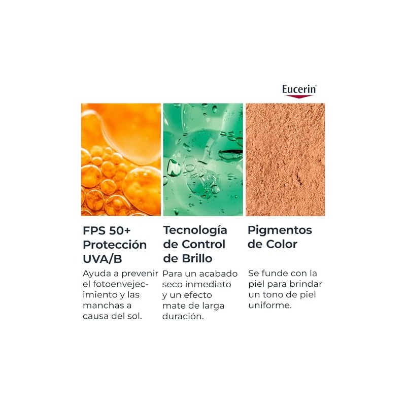 Eucerin Eucerin Sun Oil Control Fps 50+ Tono Medio 50Ml