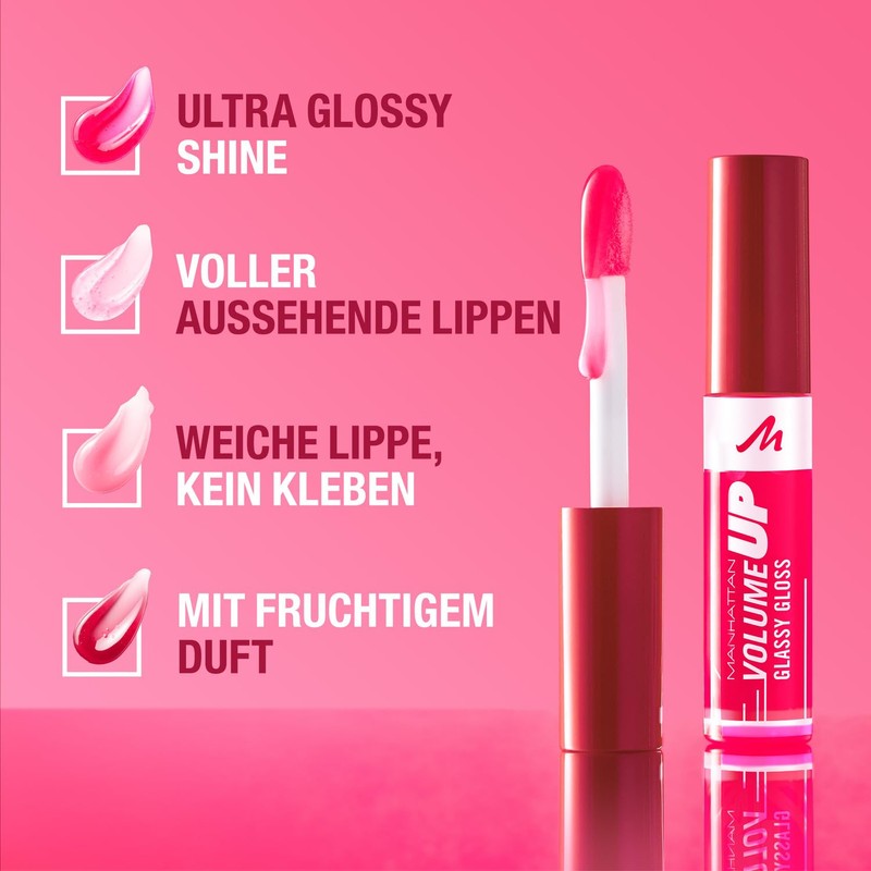 Manhattan Volume Up Glassy Gloss High Gloss Lip Gloss with