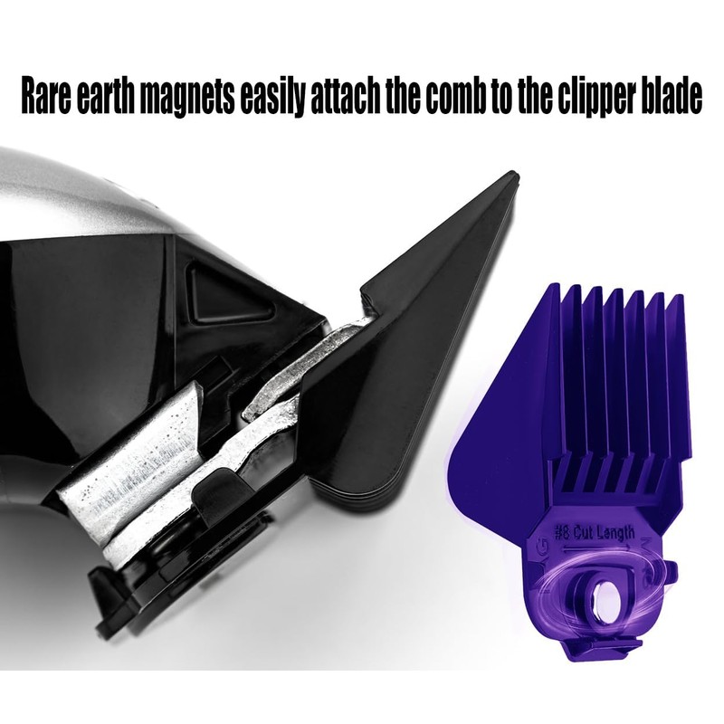 for Andis Clipper Magnetic Guards, 5 PCS Clippers Comb Guides