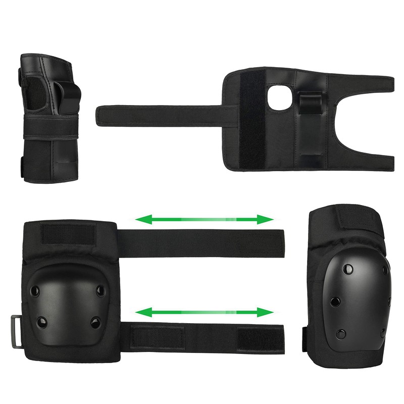 SzBlaze Knee Pads Elbows Pads Wrist Guards 3 in 1