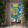 Leowefowa Long Noren Japanese Doorway Curtain Fall Leaves Sky Ukiyoe