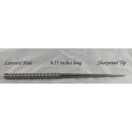 Janders Inc Solid Titanium Ice Pick 9.25" (Single Ice Pick)