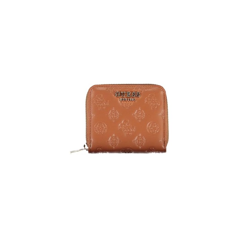 GUESS Women's La Femme Small Purse with Zip, Cognac