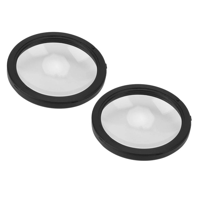 Mugast Lens Protective Cover,2PCS Waterproof Dustproof Acrylic Action Camera Lens