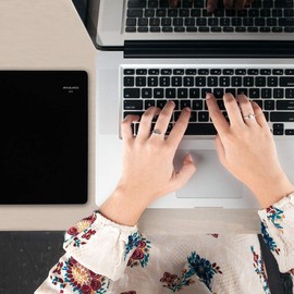 AT-A-GLANCE - Agenda semanal para citas, Negro (01 Black)