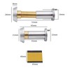 Door Viewer Peepholes or Peek Holes | Satin Chrome |