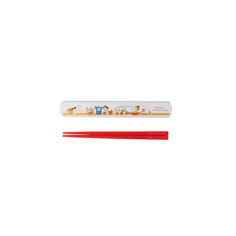Coco-chan RYL-830 Greeting Life Ladle Lunch Box with Case, White