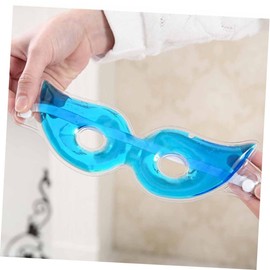 FOMIYES 2Pcs Cooling Gel Ice Eye Mask Comfortable Patch for Dark Circles Relaxing Blinder Reusable Ice Blindfold for Deep Sleep Soothing Summer Experience