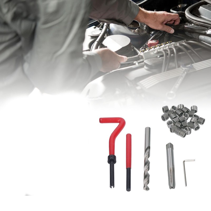 M8x1.25 Thread Repair Tool Helical Threaded Inserts Kit High Speed