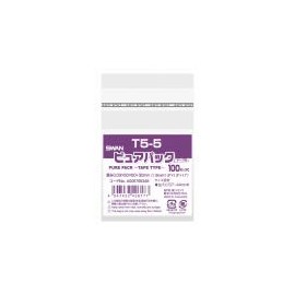 SWAN OPP Bags, Pure Pack, Tape, T5-5, 100 Sheets