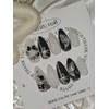 Snowflake [Handmade Nail Tips] Emily Nail - Short Square /