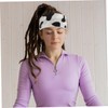 TOVINANNA Leopard Print Knitted Headscarf for Men Sports Headband Elastic