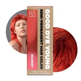 Good Dye Young Tinte para El Cabello Semi Permanente Du Hast Rosa - Color de Cabello Temporal Protector Uv, Tinte para Cabello Rosa Acondicionador, Libre de Ppd, Dura 15-24+ Lavados, Vegano y Libre de