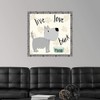 CANVAS ON DEMAND Live Love Bark Wall Decal, Dog Artwork