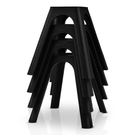 SplashNColor 4 Pack Canvas Stand - For Acrylic Pouring Masters Ready To Pour Acrylic Paint, Riser Up To Medium Canvas For Painting, Pour Painting Stand For Cups And Painting supplies (Black, 3 inches)