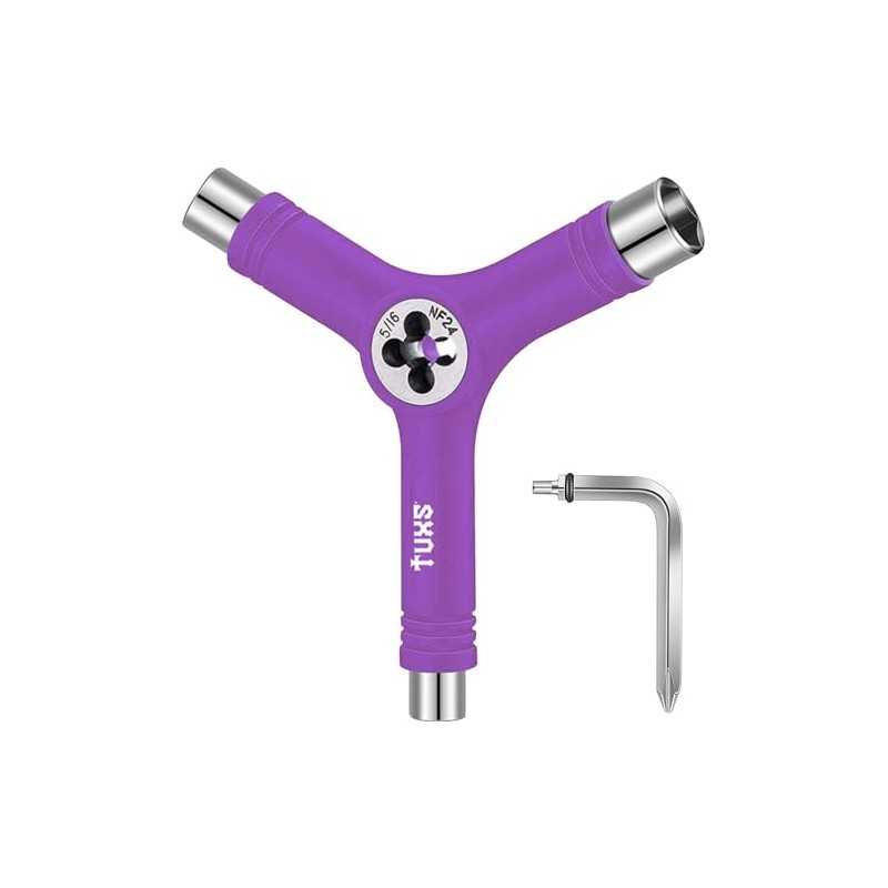 Tuxs Skate Tool All-in-One Multifunction Lightweight and Portable with 2-in-1