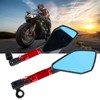Rear View Side Mirrors Durable Aluminum Alloy Motorcycle Side Mirrors