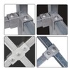 Square Tubing Connector Square Tube Clamp Connector SiegYma 3 Way