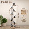 LASZOLA Black 7 Tiered Wood Plant Stand Indoor for Larger