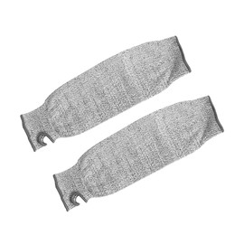 Mipcase 1pair Cut Resistant Arm Sleeves for Gardening Breathable Protective Gear Thumb Hole Comfortable Xl for Men and Women for Work and Pet Grooming