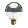 Satco S3860 - 25 Watt G25 Incandescent; Silver Crown; Medium
