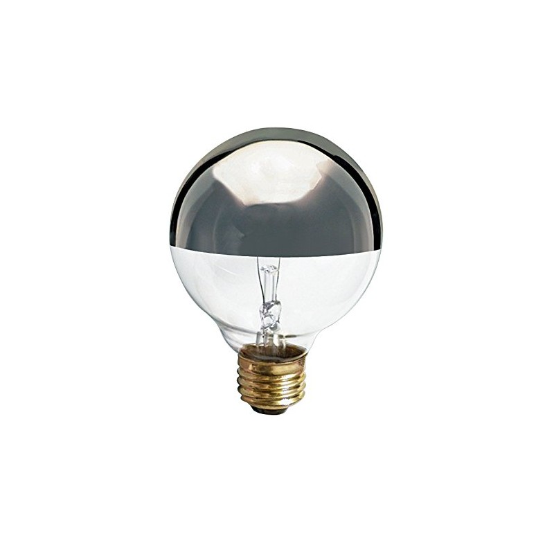 Satco S3860 - 25 Watt G25 Incandescent; Silver Crown; Medium