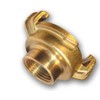 Bradas GK109 GEKA Plus Brass Couplings with 3/8 Inch Female Thread, Pack of 3, Yellow, 2 x 2 x 2 cm