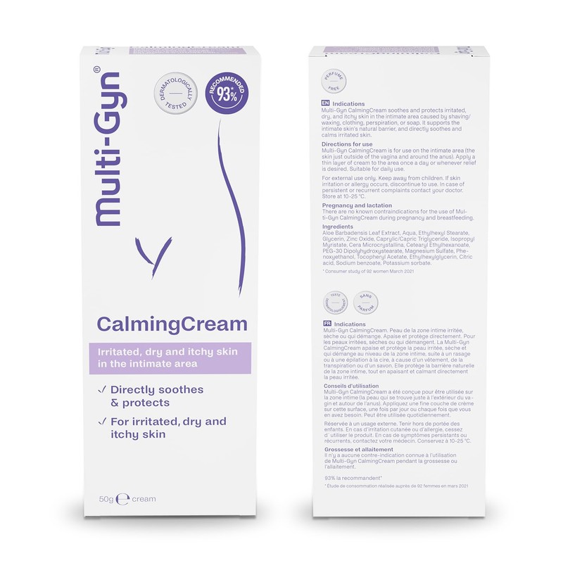 Multi-Gyn Calmingcream 50g - Directly soothes itching and irritation -