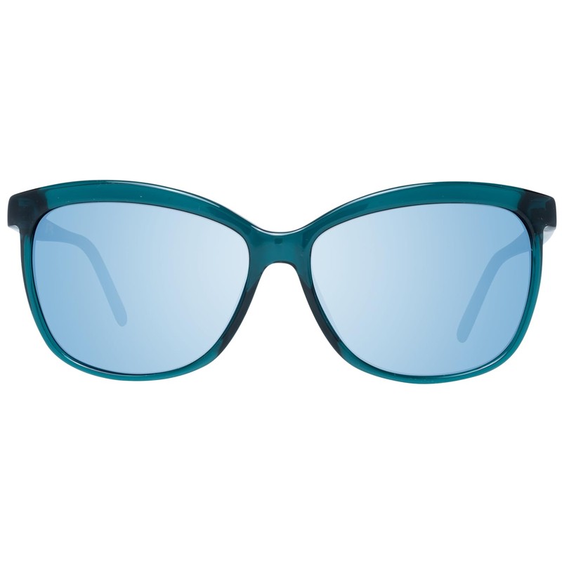 Rodenstock Women's Cat Eye Sunglasses R3271 D 59 Green 100%