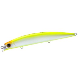 DUEL HARDCORE F1193-PCL (F), Lure, Lipless Minnow, Shallow Runner, 3.5 in. (90 mm), Weight: 0.4 oz (10 g), Pearl Chart, Sea Bass, Blackfin Sea Bass
