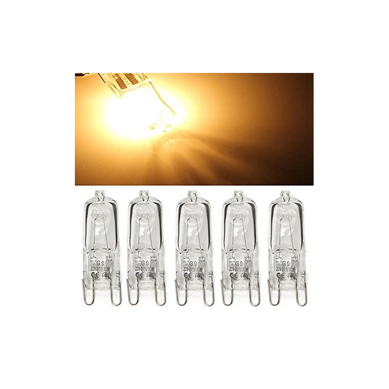 G9 Halogen Bulb 25 Watt 120V, G9 Dimmable Long Lasting