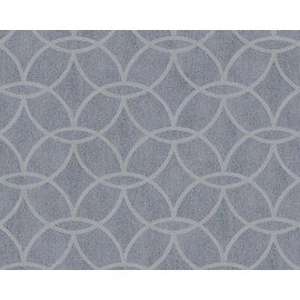 CONCORD WALLCOVERINGS ™ Sample for Display Purpose only Textured Wallpaper Graphics Modern Geometric rhombs, Blue Grey Metallic