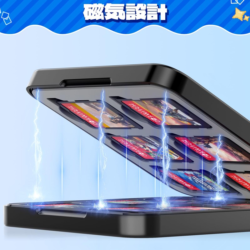 Switch 2 Game Card Case, HEYSTOP 12 PCS Gaming Card
