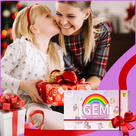 MATHARAGO MATHARAGO Diamond Art for Kids 6 Pcs DIY Diamond Painting Keyrings Set, Painting by Number Gem Keychains Craft Kits for Kids Ages 6-12, Gifts for Birthday, Back to School(DJS-02)