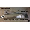 Fits JEEEP WRANGLER TJ DIAMOND PLATE FENDER TOP COVERS WITH
