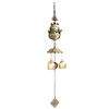 HAMILO Wind Chime, Wind Chime, Good Luck Amulet, Money Up