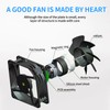 EUNEWR Centrifugal Fan 230 V Adjustable, Adjustable Cooling Fan with