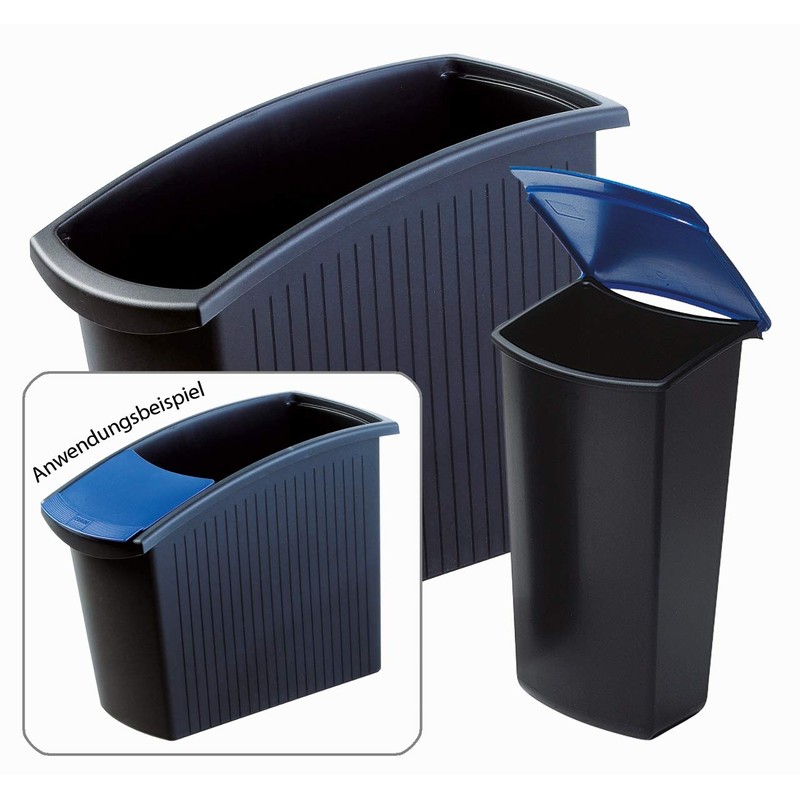 HAN 1843-05, MONDO waste insert with lid. Trendy and practical,