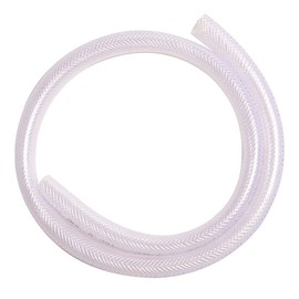 QuQuyi 1/4" ID x 3/8" OD Soft Braided PVC Tubing, Clear Flexible PVC Tube Vinyl Hose Water Oil Winter antifreeze & Soft for Four Seasons (3.3Ft length)