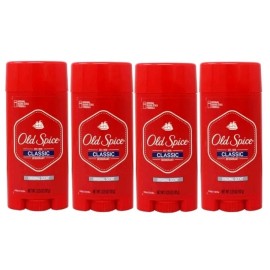 Old Spice 4 Pack of Old Spice Deodorant Classic Original Round Stick 3.25 Ounce