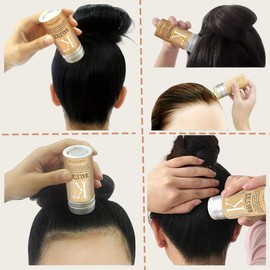 ODNAOIN Barras de cera para peinar el cabello, crema natural para peinar el cabello, de larga duración.