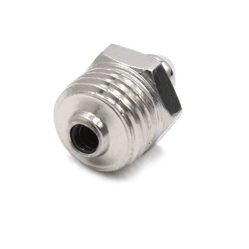 uxcell 8pcs M14 x 1.5 Thread Nickel Plated Straight Grease