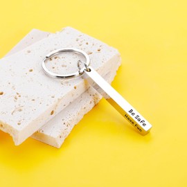 Funny Stocking Stuffer Don't Do Stupid St Keychain Birthday Gifts for Teen Kids Adult Son Daughter from Mom Valentines Christmas Graduation New Driver Love You Gift for Him Her Women Men Boys Girls