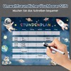 Kosmonaut Timetable Magnetic Wipe Clean (Magnetic Timetable with Pen)