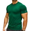 Performance T Shirts for Men Dry Fit(Irish Green,XXL)