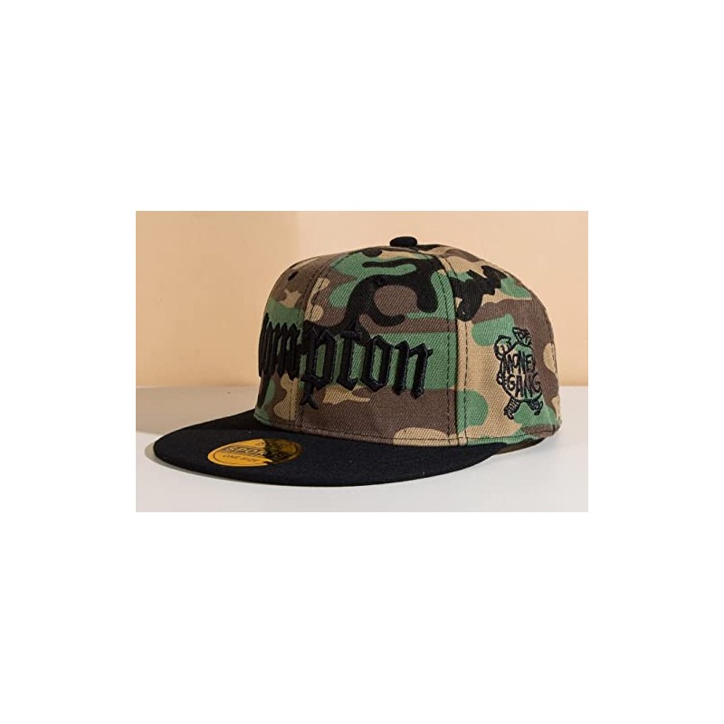 Sproutsy Men's Snapback Hip Hop Unisex Compton Flat Visor Straight