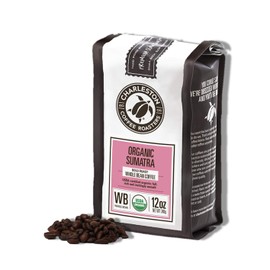 Charleston Coffee Roasters | Specialty Organic Whole Bean Coffee | Hand Picked, Premium Slow Roast | Sumatra, Bold Roast (Sumatra, 1 pack)