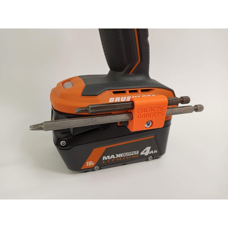 Side Mounted MAGNETIC Bit Holder for Makita 18V, Ryobi 18V,
