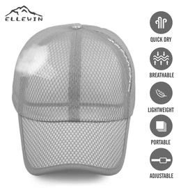 ELLEWIN Unisex Breathable Full Mesh Baseball Cap Quick Dry Running hat Lightweight Cooling Water Sports Hat…