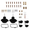 2 Set Carburetor Gaskets Jets Repair Kit Rebuild Float for